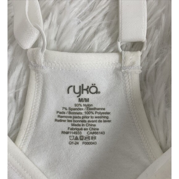 RYKA Sports Bra 3 Pack Size M Supportive Adjustable Straps Racerback Tagless - Picture 8 of 9